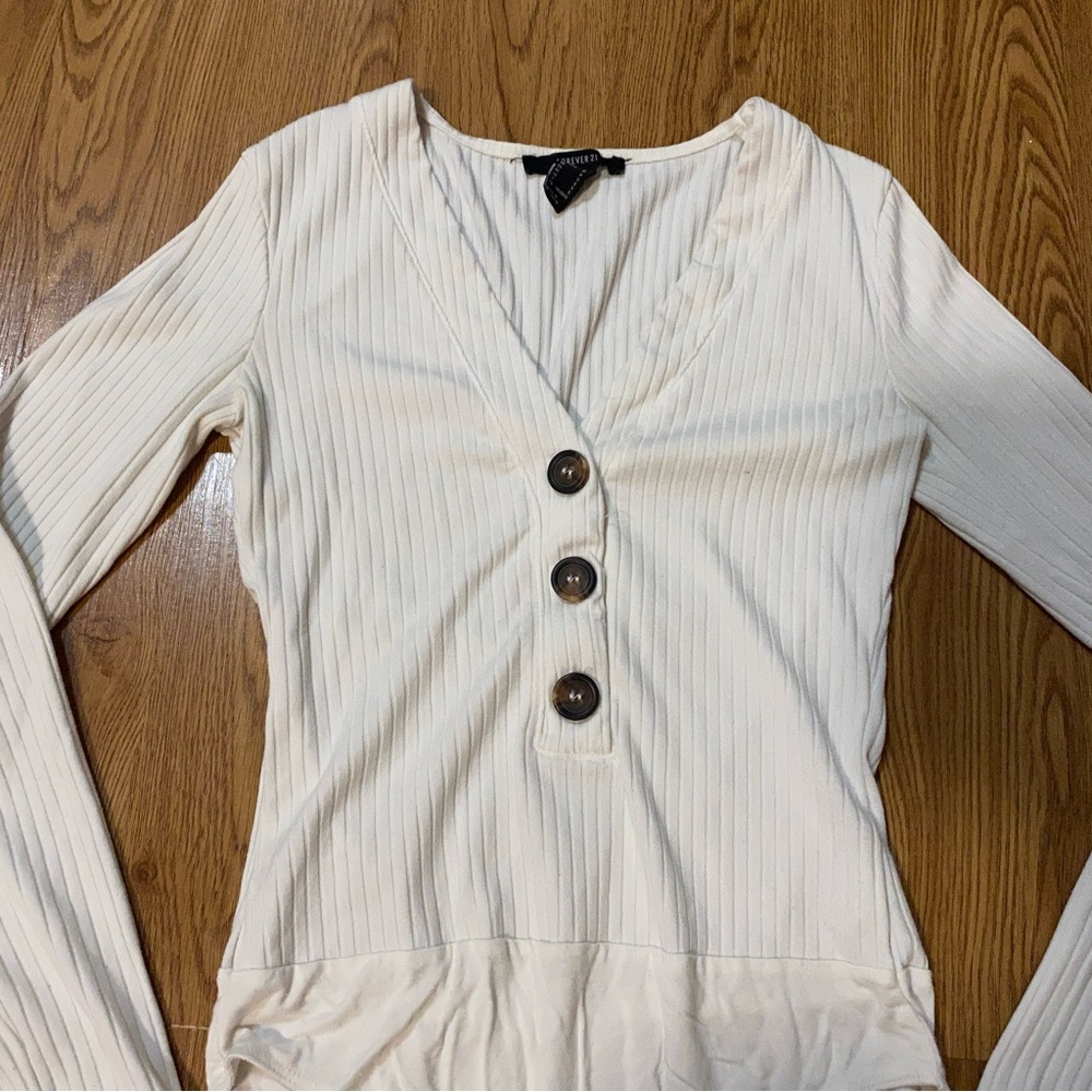 Button down body suit